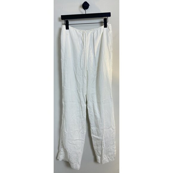 HOUSE OF CB Cleo Drawstring Pants in White Size Small - Picture 6 of 13